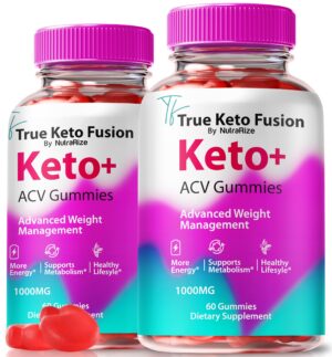 Gomitas True Keto Fusion ACV frascos pack doble