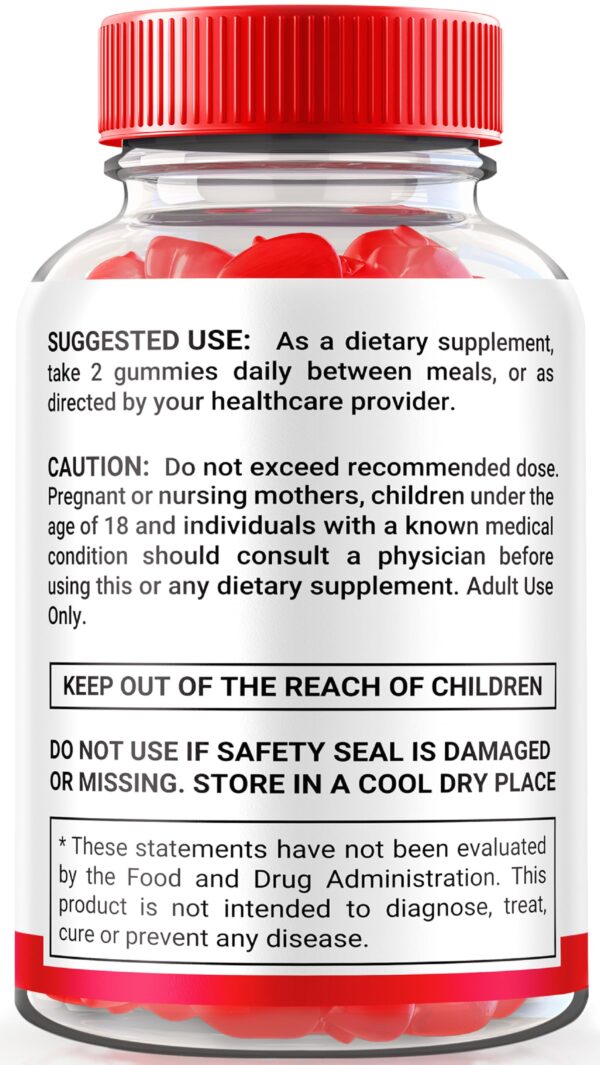 Frasco lateral gomitas Slim Plus Keto ACV rize labs