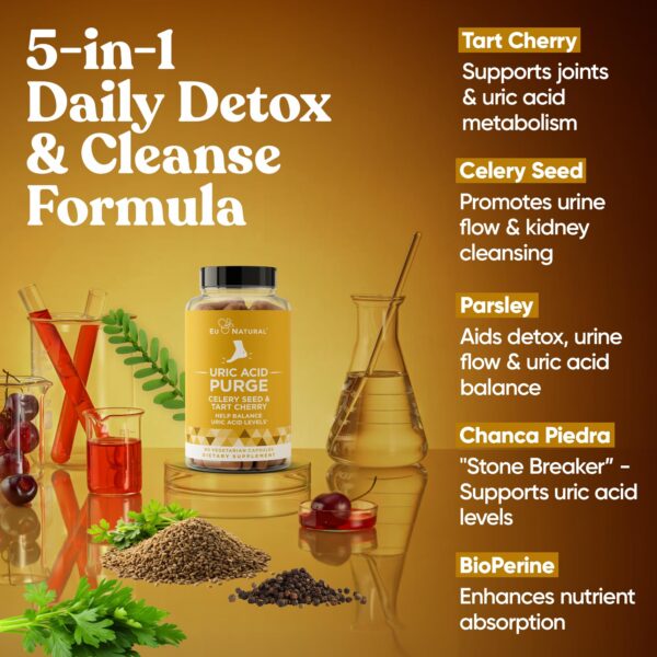 Cápsulas Purge! con extractos naturales para detox articular