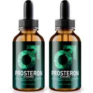 Botellas NutraRize Prosteron gotas para salud prostática