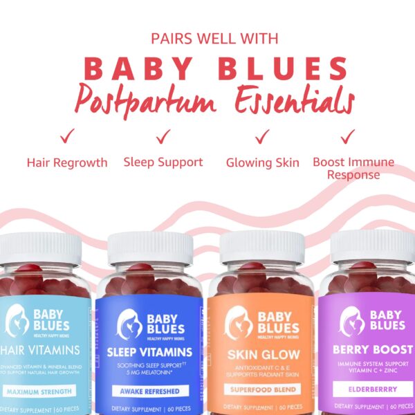 Gomitas Baby Blues vitaminas b6 b12 energía