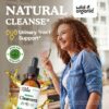 Etiquetas de productos tinturas Wild & Organic cleavers y diente de león