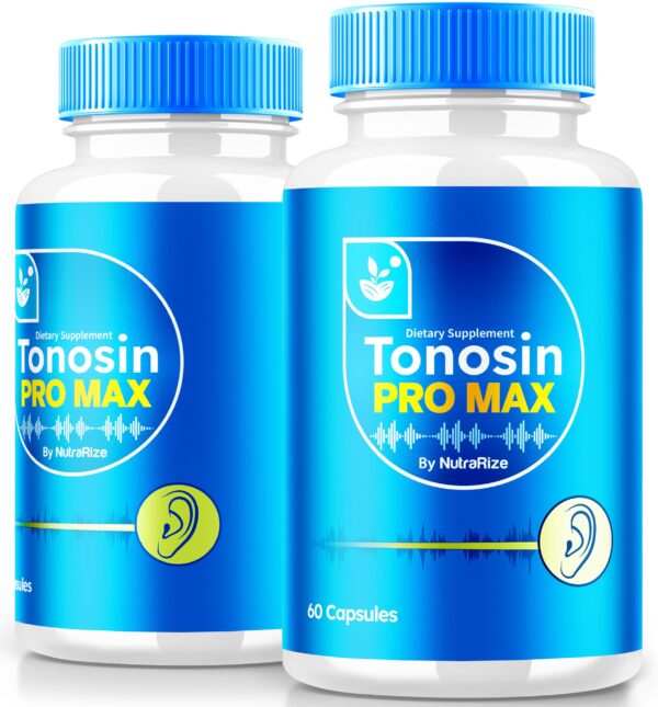 Tonosin Pro Max paquete doble 120 cápsulas para salud auditiva