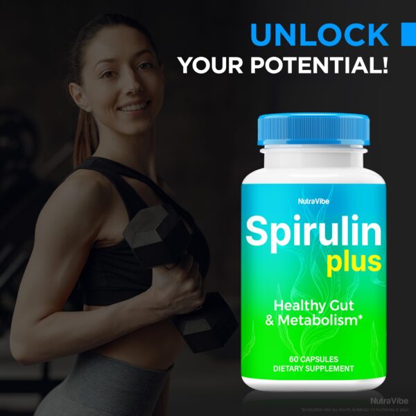 Fórmula natural Spirulin Plus cápsulas premium