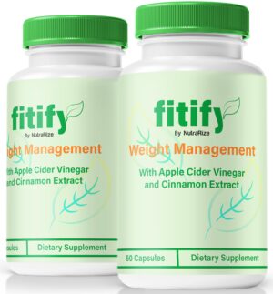 Paquete doble cápsulas Fitify para salud y fitness