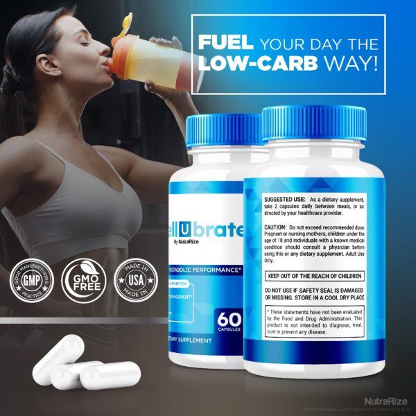 Suplemento NutraRize cápsulas para objetivos fitness