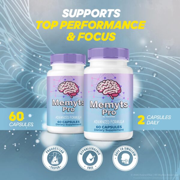 Frasco de Memyts cápsulas