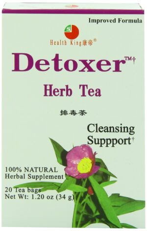Caja de té de hierbas Detoxer Health King 20 bolsitas