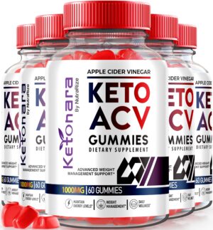 Paquete gomitas Ketonara Keto ACV complemento dieta cetogénica