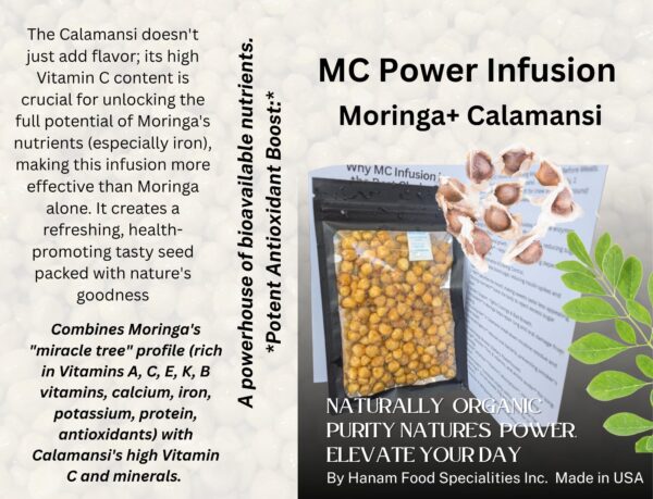 Version 1.0.0 Texto con instrucciones para uso de MC Power Infusión Moringa Calamansi