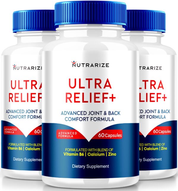 Paquete de cápsulas Ultra Relief+ para salud articular