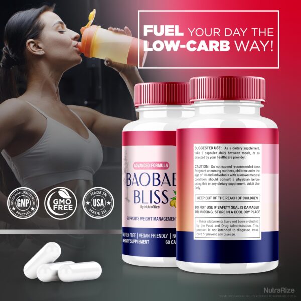 Suplemento Baobab Bliss keto píldoras naturales africanas