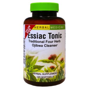Botella Herbs Etc. Essiac Tonic 120 cápsulas detox