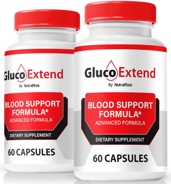 NutraRize Gluco Extend cápsulas paquete frontal