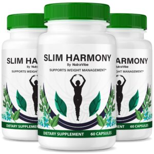 Caja de tres paquetes de SlimHarmony suplemento para mujeres