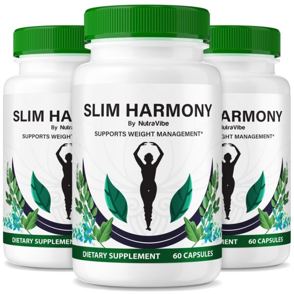 Caja de tres paquetes de SlimHarmony suplemento para mujeres