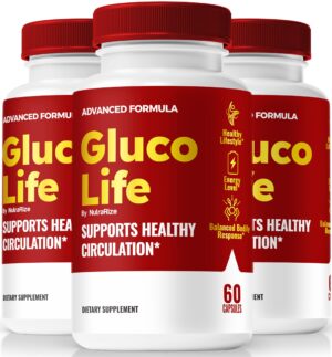 GlucoLife pack 3 cápsulas fórmula natural bienestar salud