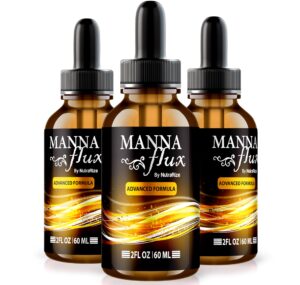 Botella suplemento líquido natural MannaFlux 2 onzas