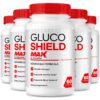 Paquete de 5 Gluco Shield Max cápsulas para salud y vitalidad