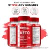 Paquete FitFIve Keto ACV gummies 3 pack 60 unidades