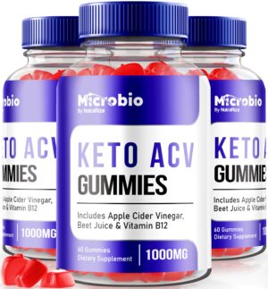 Paquete triple gomitas MicroBio Keto ACV NutraRize