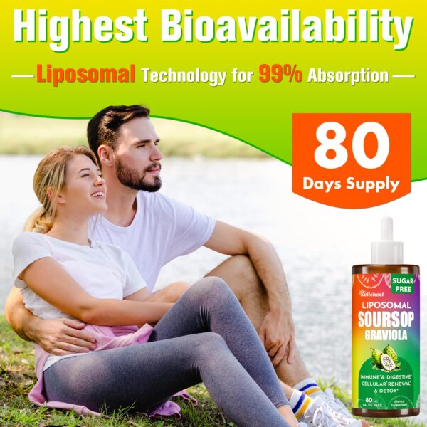 Soursop Bitters líquido Selicheal para salud celular e inmunidad