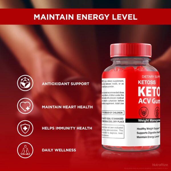 Gomitas Ketosis Keto + ACV para pérdida de grasa abdominal