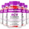 Paquete de 5 gomitas ACV New Brilliance para energía diaria