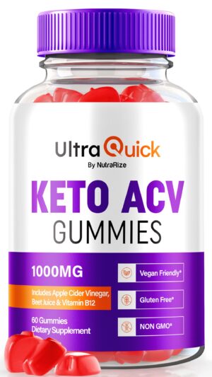 Gomitas Ultra Quick Keto ACV NutraRize frasco