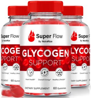Super Flow Glycogen gomitas soporte detox optimizador natural