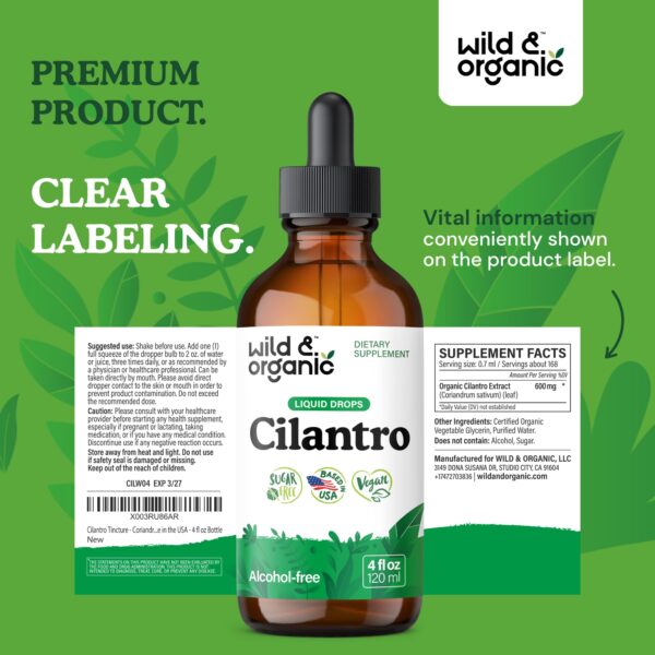 Conjunto de tinturas Wild & Organic Cilantro