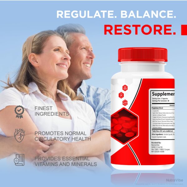 Cápsulas naturales GlycoPrime de NutraVibe