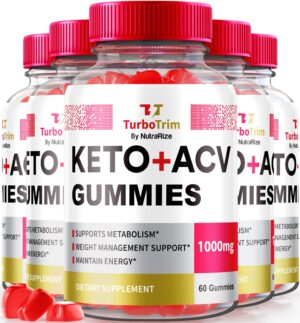 Paquete 5 gomas TurboTrim Keto ACV suplemento