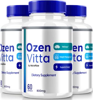 paquete de 3 cápsulas Ozen Vitta fórmula oficial keto