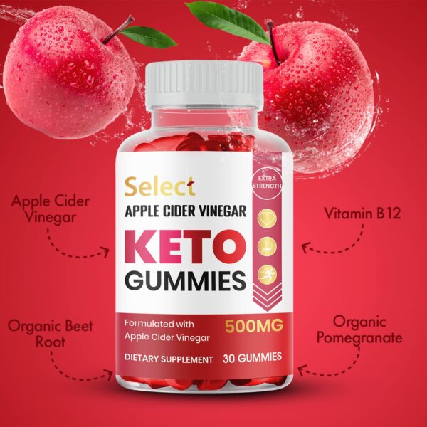 Gomitas Select Keto ACV Gold Nutra fórmula máxima fuerza