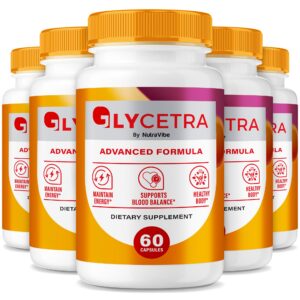 Botella Glycetra con etiqueta