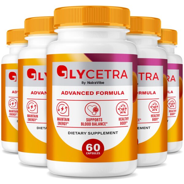 Botella Glycetra con etiqueta