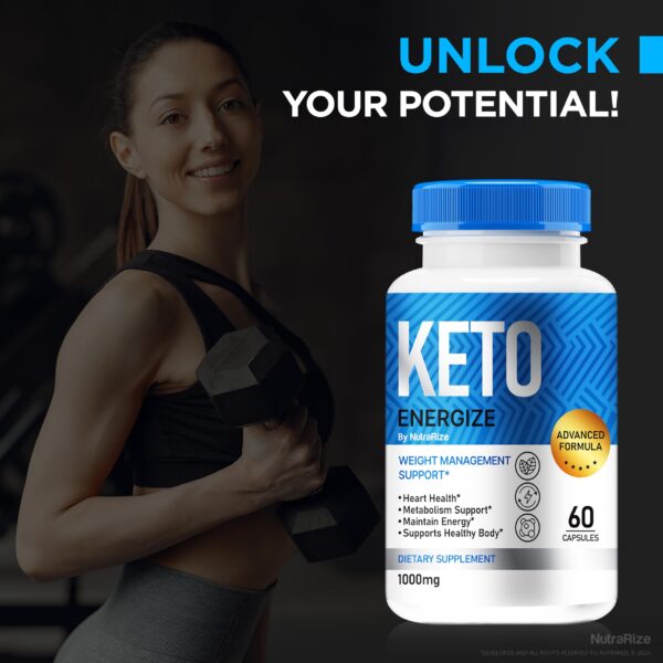 NutraRize Keto Energize cápsulas naturales apoyo salud
