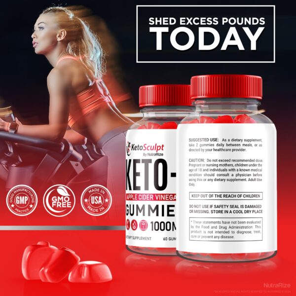 gomitas keto sculpt suplemento oficial nutrarize botella