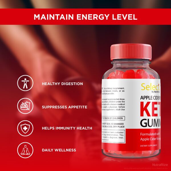 Gomitas Select Keto ACV avance de fórmula para control de peso