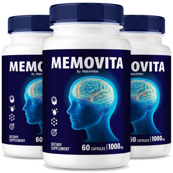 Frasco de Memovita Capsules