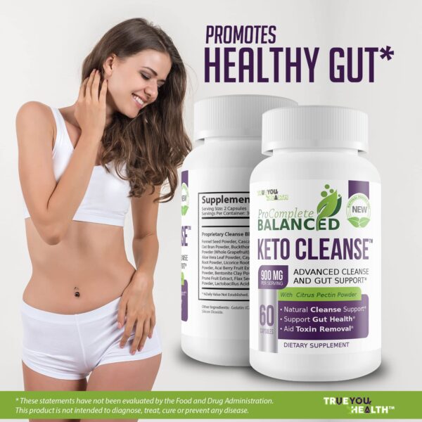 Cápsulas Keto Cleanse para limpieza intestinal natural