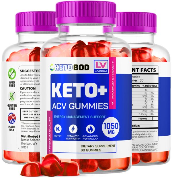 KetoBOD gomitas saludables para dieta cetogénica