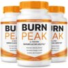 BurnPeak cápsulas en frasco con etiqueta frontal