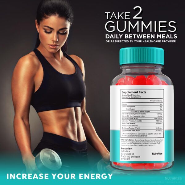 Suplemento Keto Raw en gomitas sabor vinagre sidra manzana