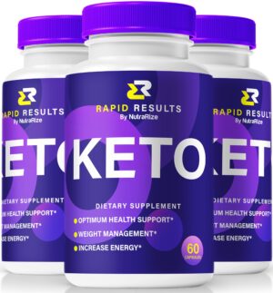 Rapid Results Keto cápsulas paquete 3 para pérdida de peso