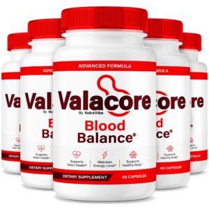 Cápsulas Valacore Blood Balance frascos para circulación