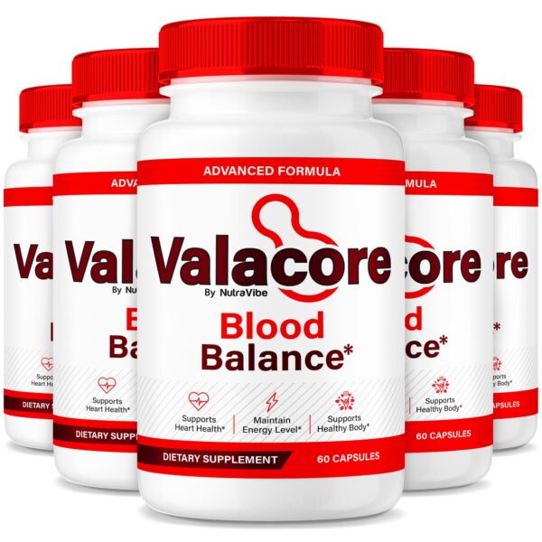 Cápsulas Valacore Blood Balance frascos para circulación