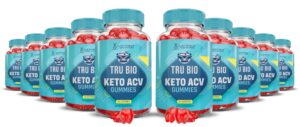 Paquete de gominolas Tru Bio Keto ACV 60 unidades sabor manzana