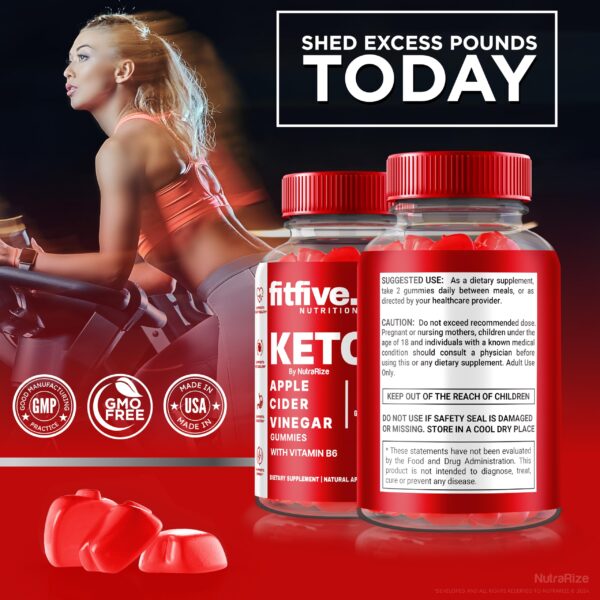 Suplemento apto keto y acv gominolas FitFive Nutrition